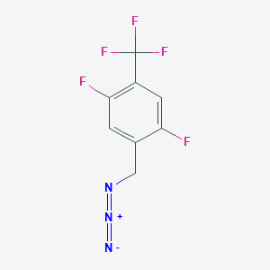 Struktur - 1-(Azidomethyl)-2,5-difluoro-4-(trifluoromethyl)benzene, 95%