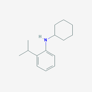 Struktur - N-Cyclohexyl-2-isopropylaniline