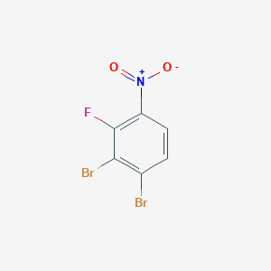 Struktur - 1,2-Dibromo-3-fluoro-4-nitrobenzene