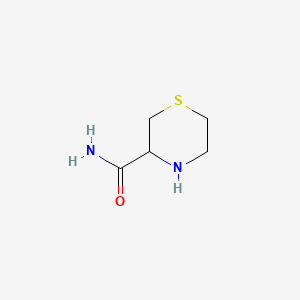 Struktur - Thiomorpholine-3-carboxamide, 3-Thiomorpholinecarboxamide(9CI)