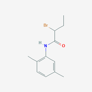 Struktur - 2-Bromo-N-(2,5-dimethylphenyl)butanamide