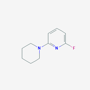 Struktur - 2-Fluoro-6-(piperidin-1-yl)pyridine, 98%