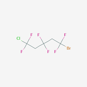 Struktur - 1-Bromo-5-chloro-1,1,3,3,5,5-hexafluoropentane, 95%