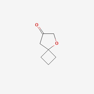 Struktur - 5-oxaspiro[3.4]octan-7-one, 97%